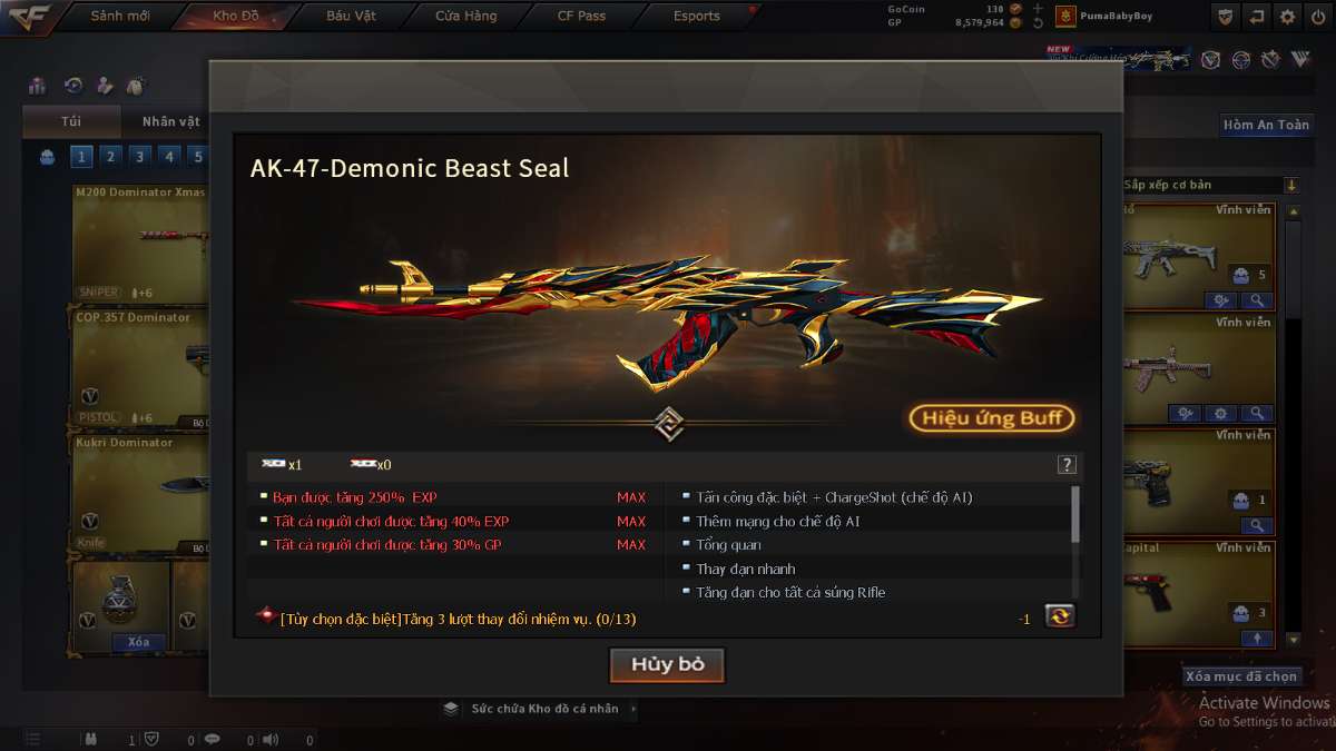 shop acc cf uy tin gia re